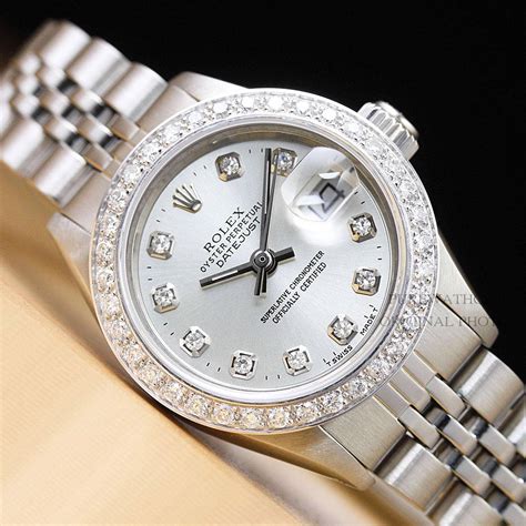 rolex diamant frauen|rolex oyster damen.